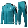 Chaqueta De Entrenamiento Trajes Real Madrid 2021/22 Azul Negro - Hombre